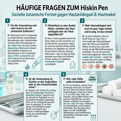 HISKIN® 🧑‍⚕️ 7-Tage- Hautanhängsel- & Fleckenentferner – Fortschrittlicher Roll-on-Stift zur schmerzfreien und narbenfreien Entfernung von Hautunreinheiten