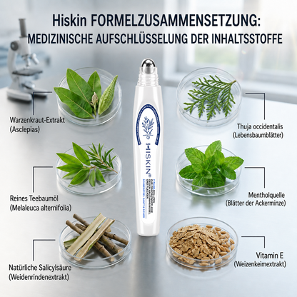 HISKIN® 🧑‍⚕️ 7-Tage- Hautanhängsel- & Fleckenentferner – Fortschrittlicher Roll-on-Stift zur schmerzfreien und narbenfreien Entfernung von Hautunreinheiten