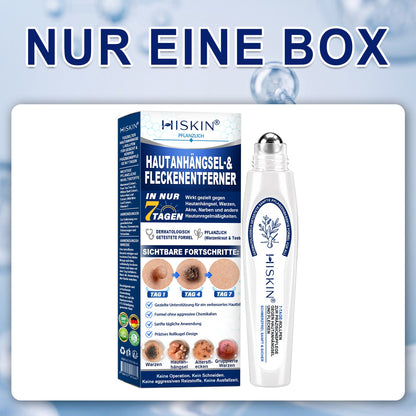 HISKIN® 🧑‍⚕️ 7-Tage- Hautanhängsel- & Fleckenentferner – Fortschrittlicher Roll-on-Stift zur schmerzfreien und narbenfreien Entfernung von Hautunreinheiten